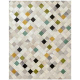 Art Hide Cowhide Area Rug in Green