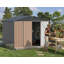 8 Ft. W x 6 Ft. D Metal Lean-To Garden Shed