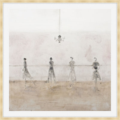 Four Ballerinas 1 Print by Ellie Vergura