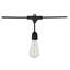 24Ft - LED String Light - 12 Vintage ST19 Bulbs Included - 120 Volts