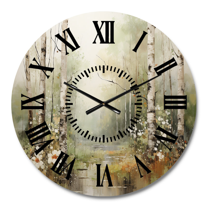 Horloge murale Minimalisme, Médium