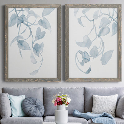 " Pothos Penumbra I " 2 - Pieces Painting Print