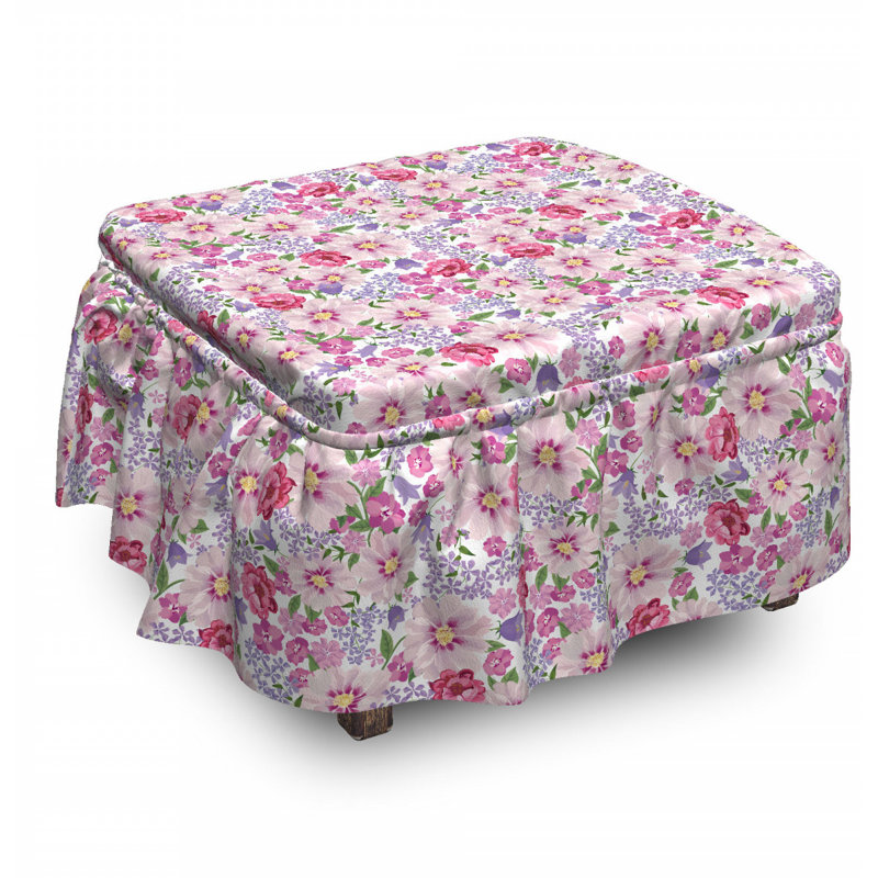 Box Cushion Ottoman Slipcover