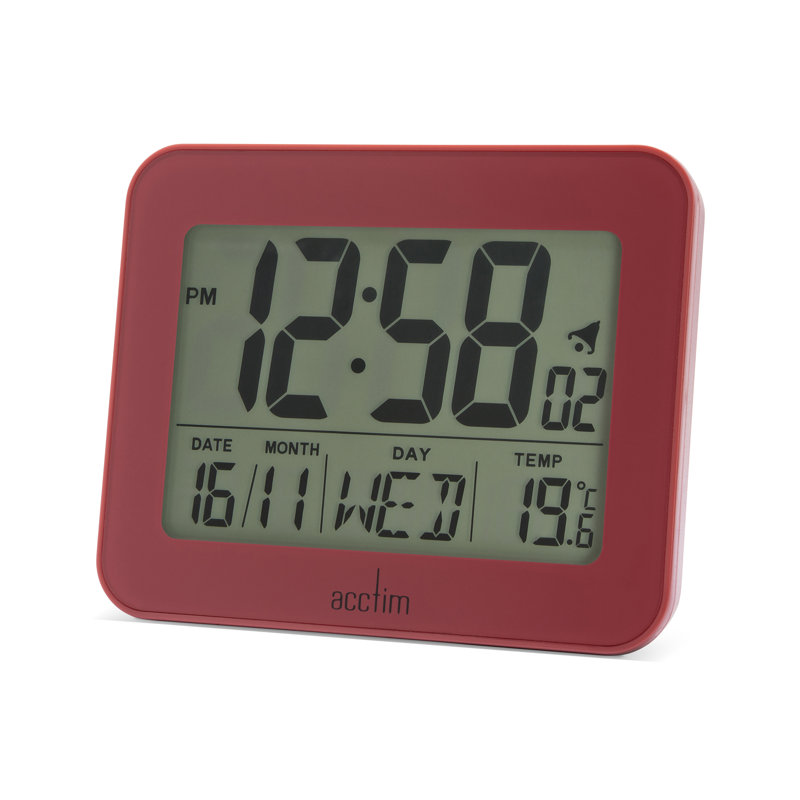 Acctim Otto Superbrite® Digital Bedside Alarm Clock, Spice