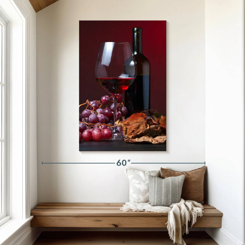 Yarlin Autumn Red Wine, 48" H x 32" W