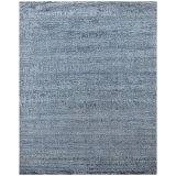 Patchwork Area Rug in Blue/Gray