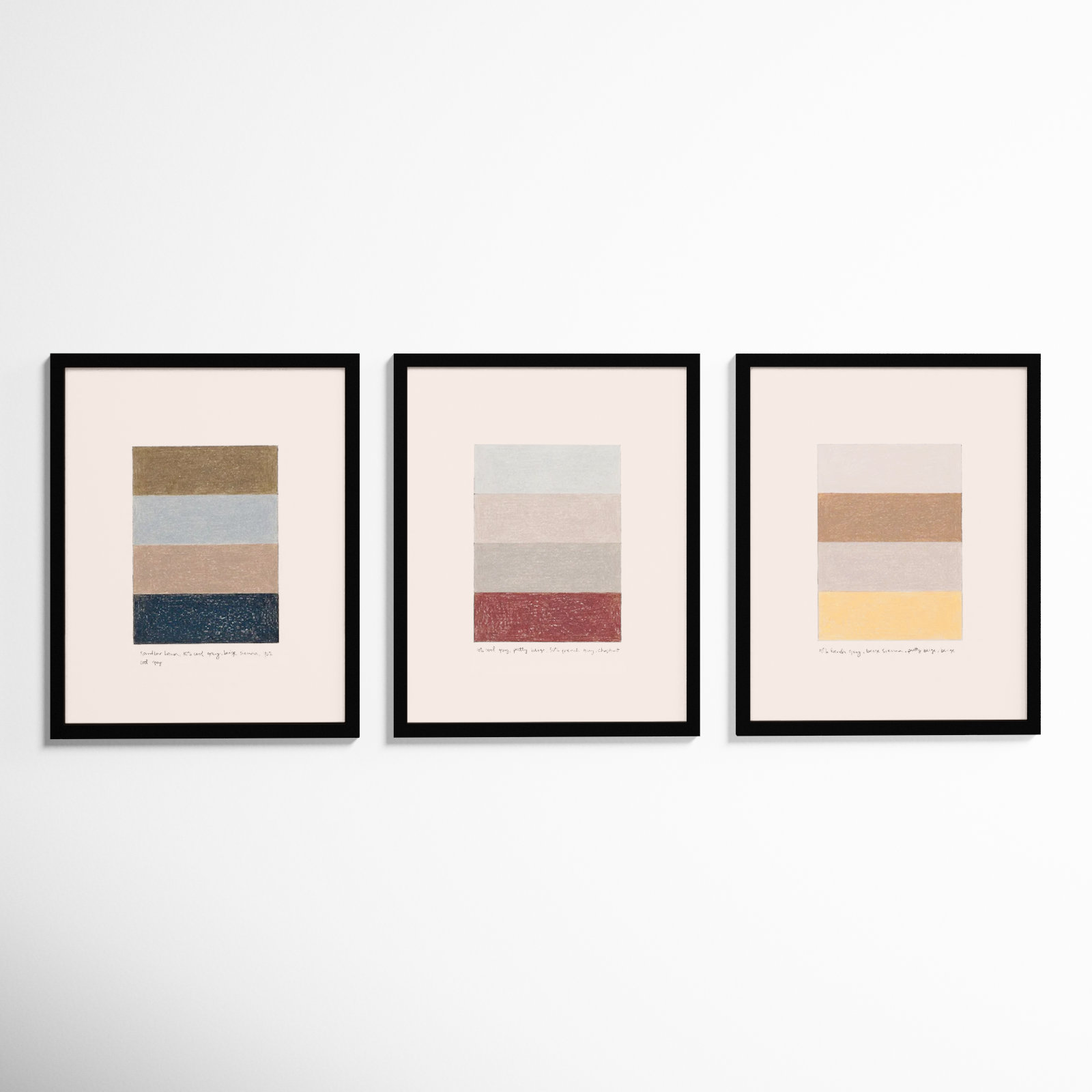 Stacks by Beth James, Black Framed, 20" H x 16" W x 1.25" D