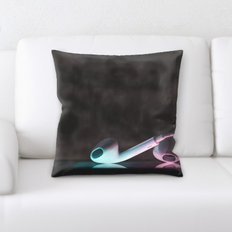 Microsuede Reversible Throw Pillow