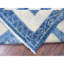 Tapis bleu en laine noué à la main 9 pi 1 po x 11 pi 8 po Peshawar D4E8336297634B5BA967BD70983E7EC8