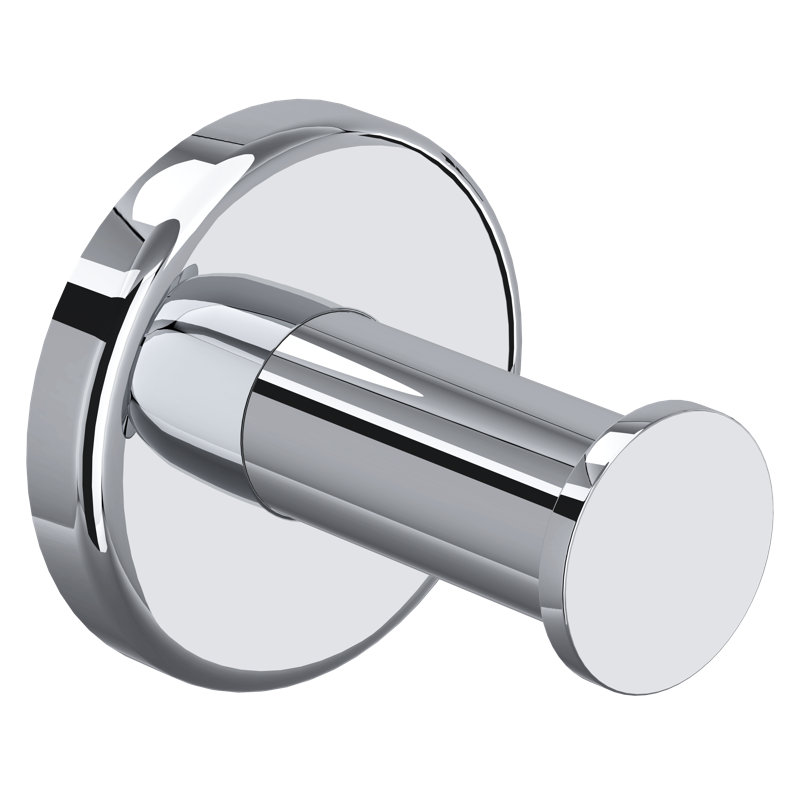 Lombardia® Wall Mounted Robe Hook, Polished Chrome