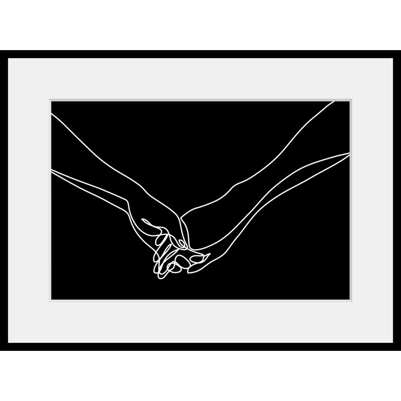 Hands - Single Picture Frame Print