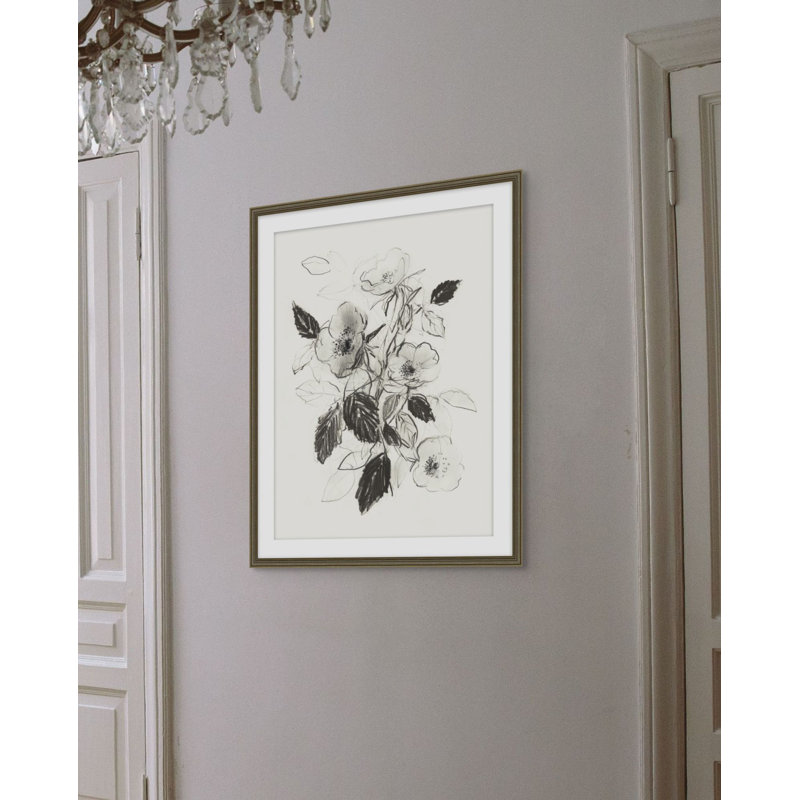 Dog Roses In Bloom 1 Print, 31.25" H x 25.25" W