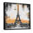 Toile noire avec cadre flottant