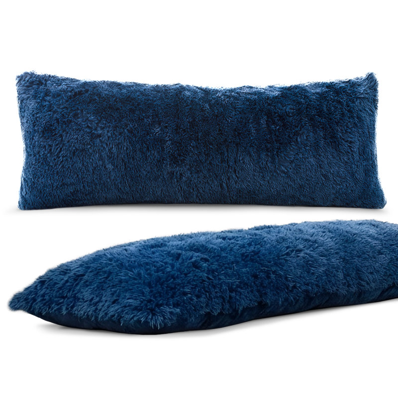 Down Alternative Plush Pillow, Navy