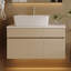Petit meuble-lavabo flottant simple avec lavabo