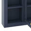 Armoire de salle de bain moderne avec miroir, armoire à miroir avec 6 tablettes ouvertes-538149764