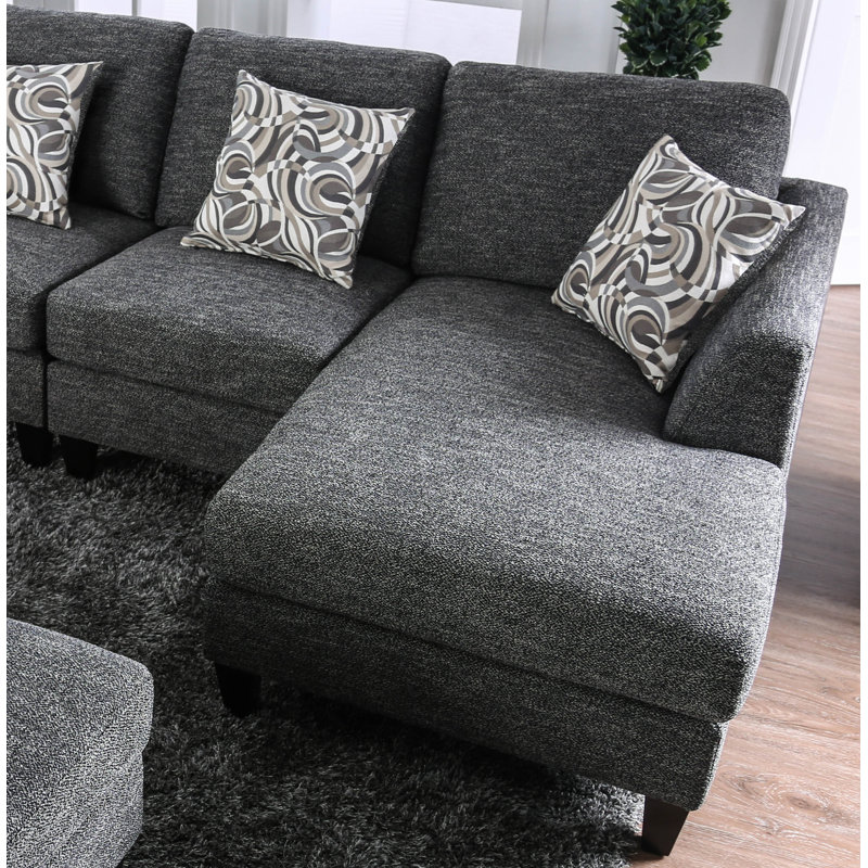 Digregorio Upholstered U-Shaped Sectional Symmetrical