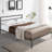 Queen Size Metal Bed Frame With Headboard