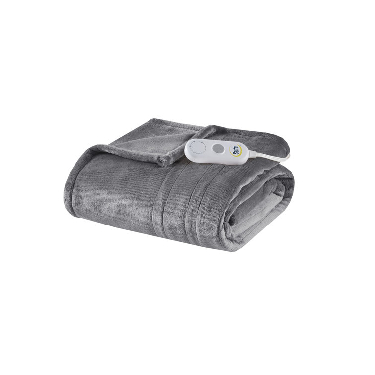 Serta Plush Heated Throw u0026 Reviews | Wayfair