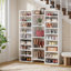 Armoire de rangement à 14 compartiments pour chaussures