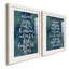 Galaxy Quote I Premium encadré mat - prêt à être accroché-1940426606-1940426607