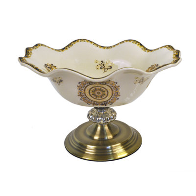 World Menagerie Fortville Ceramic Fruit Bowl