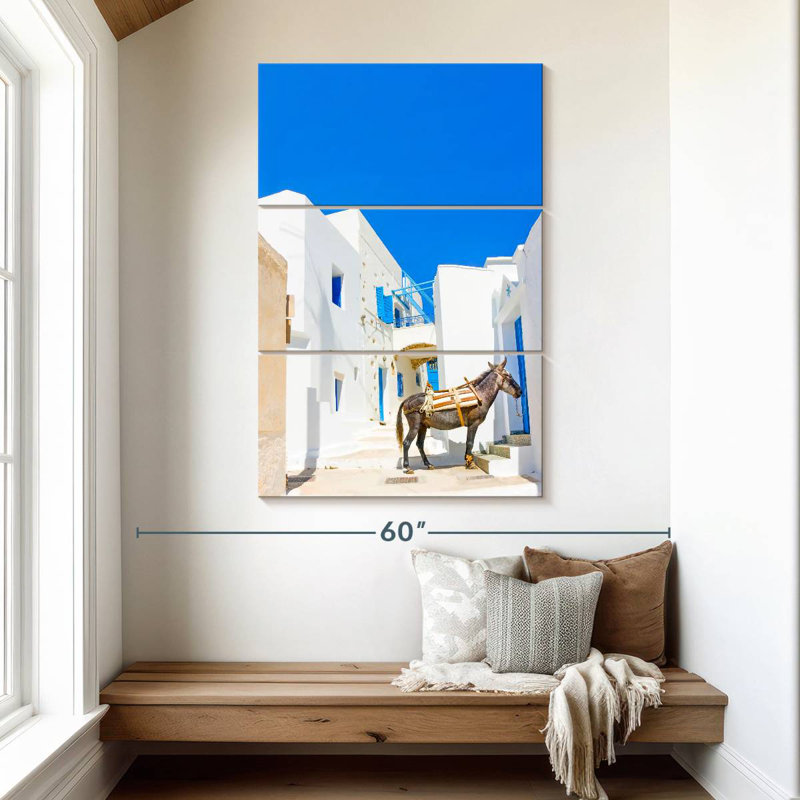 Nicci Mule In Langadas, 50" H x 32" W