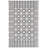 Allyx Hand Woven Wool/Cotton Geometric Rug in Ivory/Black-1364601383