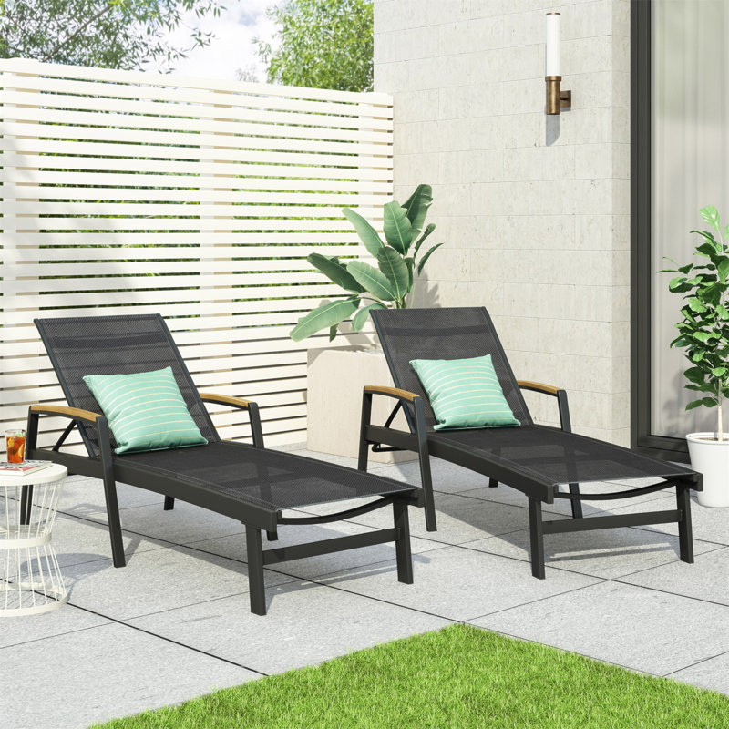 Fauteuil Oaxton Chaise (62753.00BBLKMP2), Noir / brun, 2