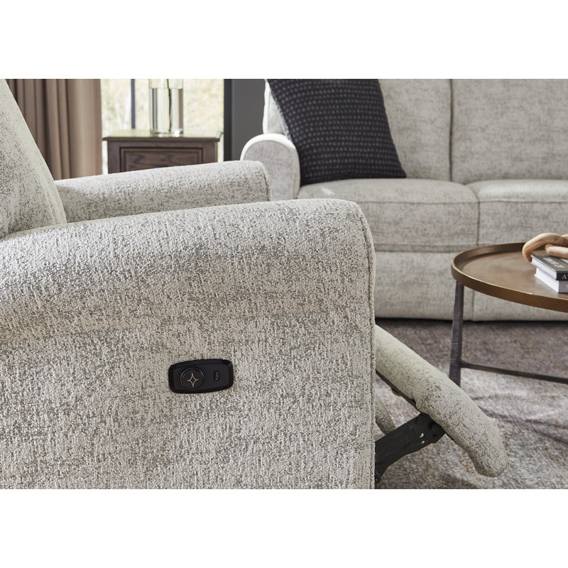 Fauteuil inclinable électrique Altair, Chenille radicale gris cendre performance