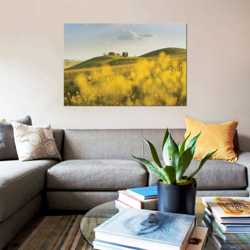 «Spring in Tuscany II» par Daniel Kordan, reproduction sur toile tendue sur châssis, H 18 po x l 26 po x P 1,5 po