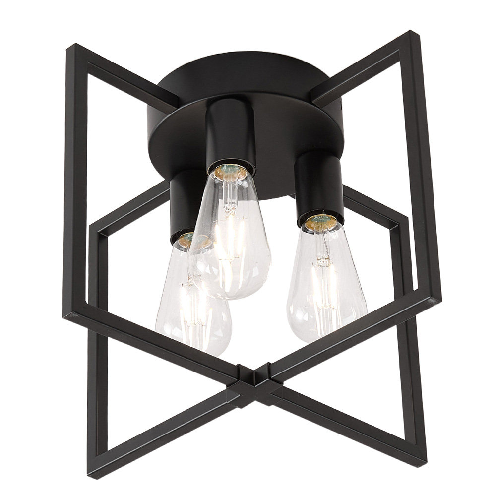 Iron Semi Flush Mount