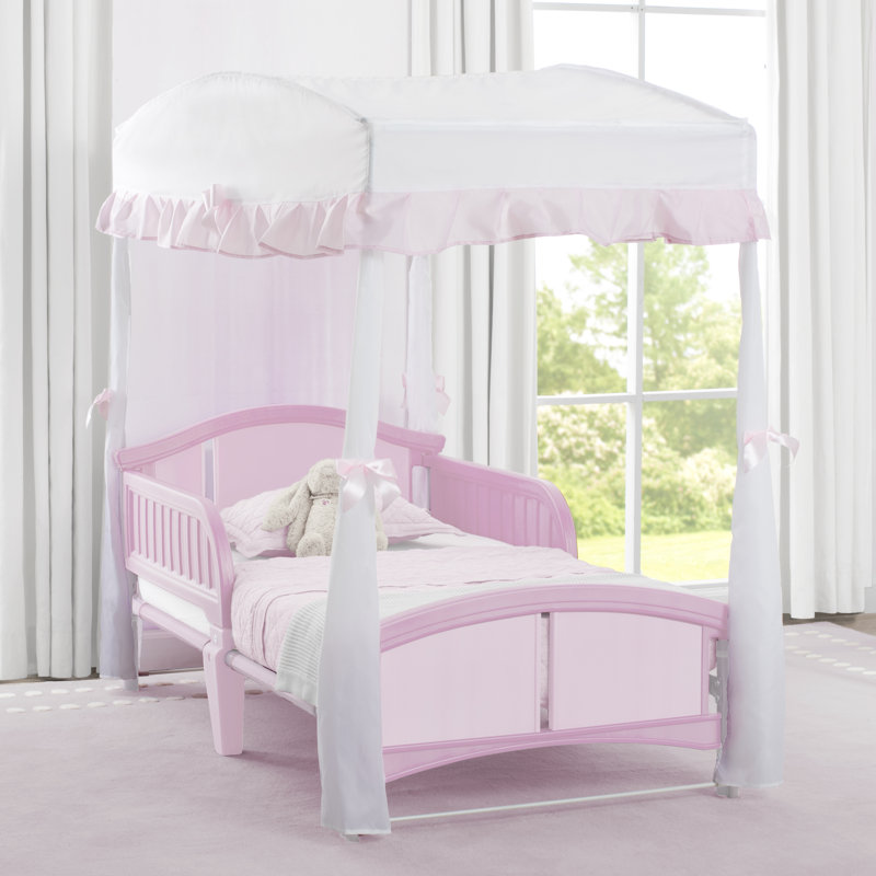 Children's Girls for Toddler Bed Canopy, White