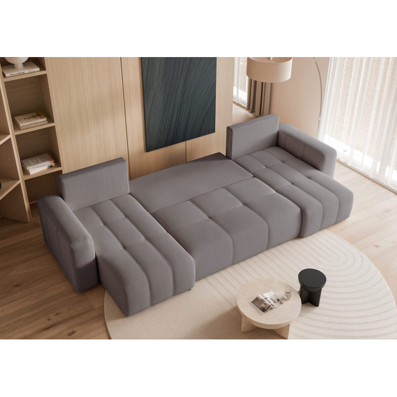 5 Seater Sofa Bed, Grey