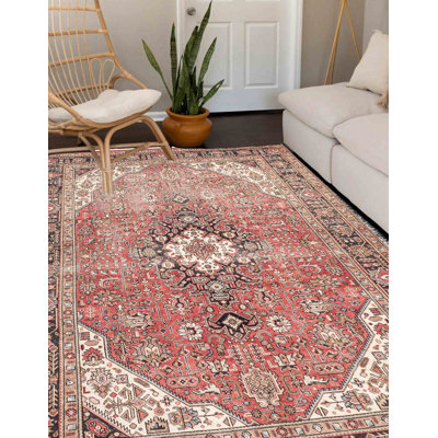 Antalya Vintage Red Rug 6'6" x 9'8"
