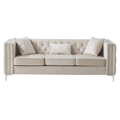 Glory Furniture Paige Sofa, Upholstered Sofa