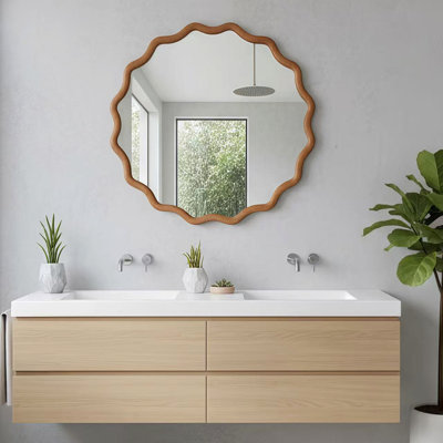 Miroir décoratif rond 24 pouces