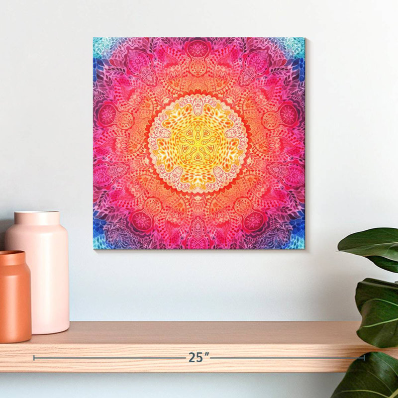 Avery Oriental Mandala, 16" H x 16" W