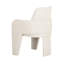 24 Inch Dining Chair, Windsor Back, 3 Panel Legs, Soft Beige Linen Fabric