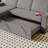 Lulla 85.11" Pull Out Sleeper L-Shaped Sofa with Storage Chaise-62014831
