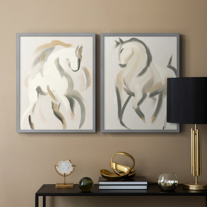 ANIMALS Series CCGLXV III - Reproduction encadrée de qualité supérieure - prête à être accrochée - aucun clou requis - aucun clou requis