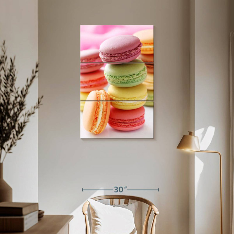 Yarlin Flavored Macarons, 57'' H x 36'' W