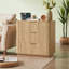 3 Drawers Drasser 2PCS,27.6'' Wide Modern Chest Of Drawers Curved Wave Design,Nightstand,Wood Drawer Organizer For Bedroom,Living Room,Hallway