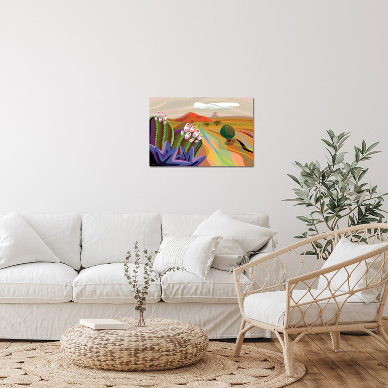 Impression Navajo Nation sur verre acrylique, H 16 po x l 24 po x P 0,25 po