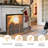 2 Panel Iron Fireplace Screen-68572664