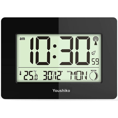 Youshiko Radio Controlled Wall Clock (Official UK Version)