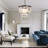Castleford 6 - Light Unique Tiered Faceted Glass Cascade Chandelier