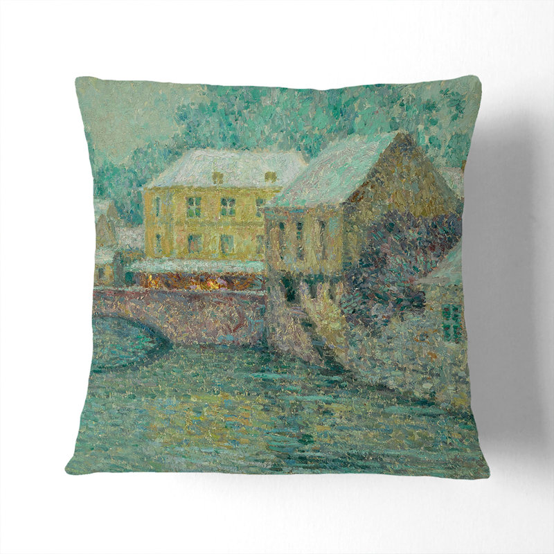 Snow upon the Houses Scatter Cushion, 40cm H x 40cm W x 15cm D