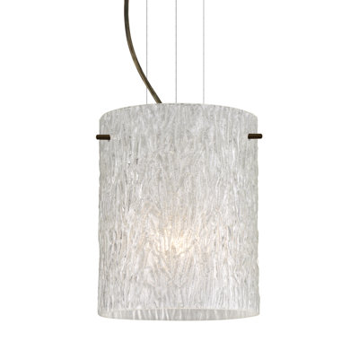 Luminaire suspendu à cylindre simple 1 lumières Tamburo