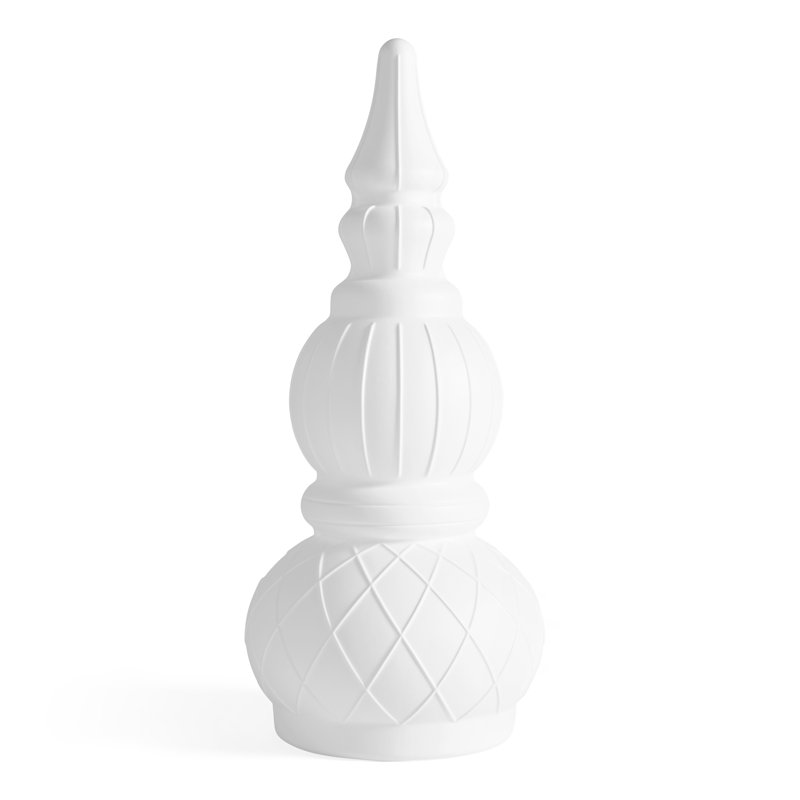 Step2 Large Customizable Outdoor Christmas Ornament Topiary, White